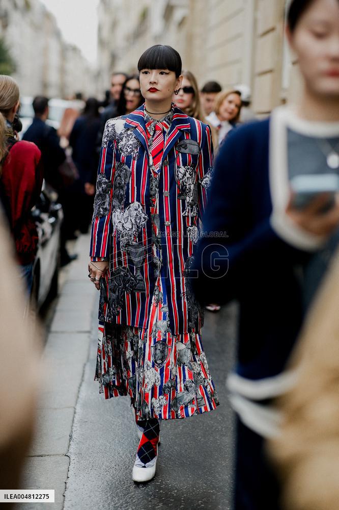 PFW - Thom Browne Arrivals