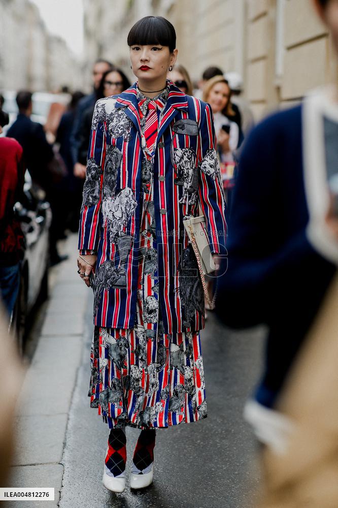 PFW - Thom Browne Arrivals