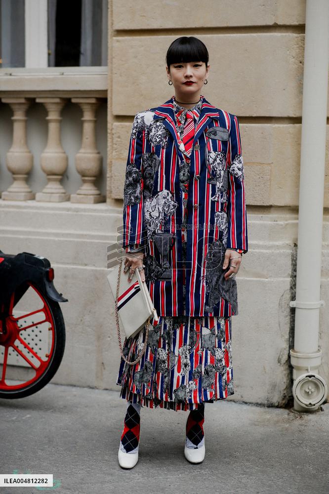 PFW - Thom Browne Arrivals
