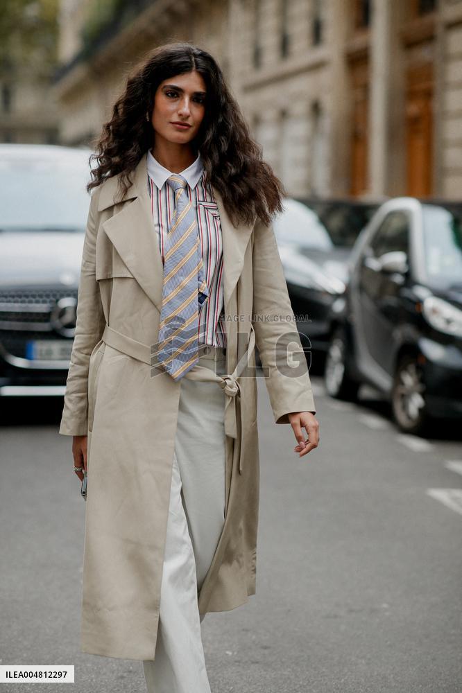 PFW - Thom Browne Arrivals