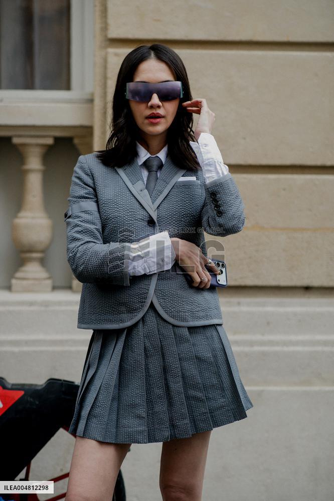 PFW - Thom Browne Arrivals