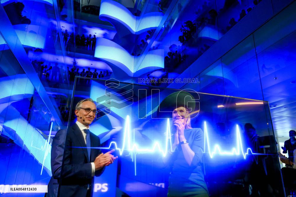 Queen Maxima Opens the New Global Headquarters of Royal Philips - Amsterdam