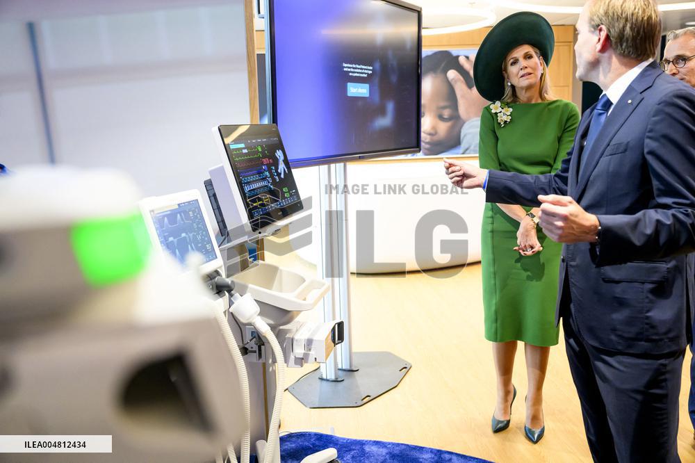 Queen Maxima Opens the New Global Headquarters of Royal Philips - Amsterdam