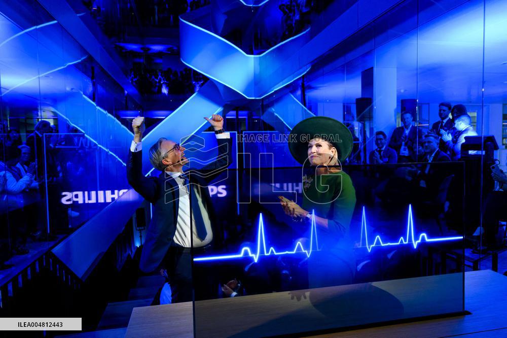 Queen Maxima Opens the New Global Headquarters of Royal Philips - Amsterdam
