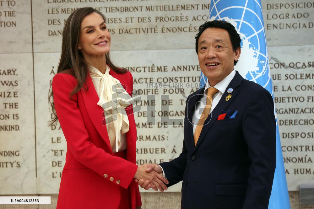 Queen Letizia Attends World Food Day 2025 Ceremony - Rome