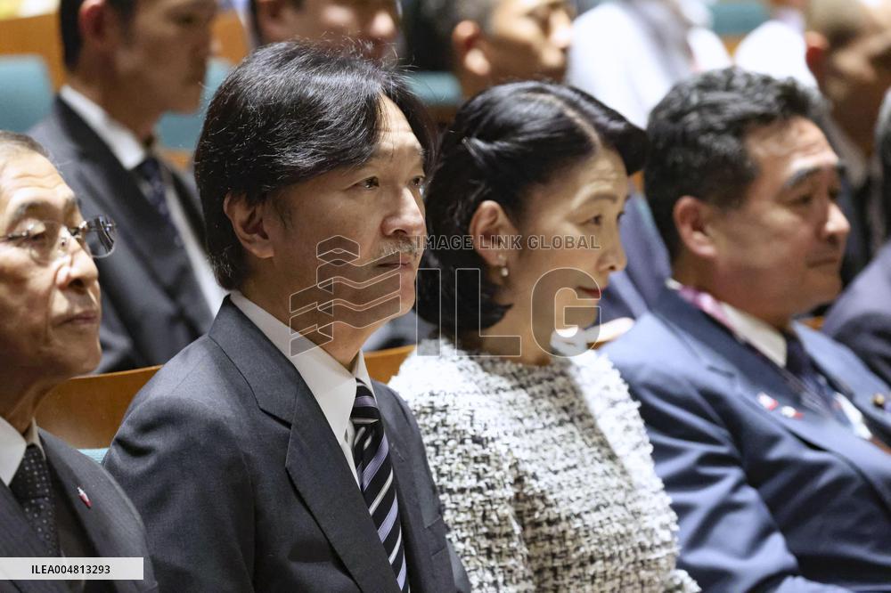 Crown prince attends forum to support crime victims