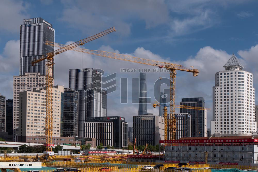 The South Bund Under Construction in Shanghai