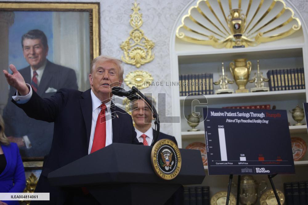 President Trumps Makes An Announcement About Fertility Drugs - DC