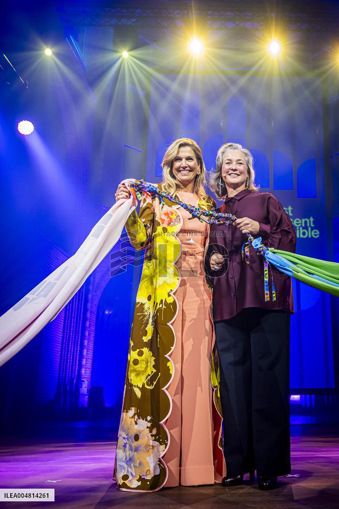 Queen Maxima At Dutch Design Week - Eindhoven