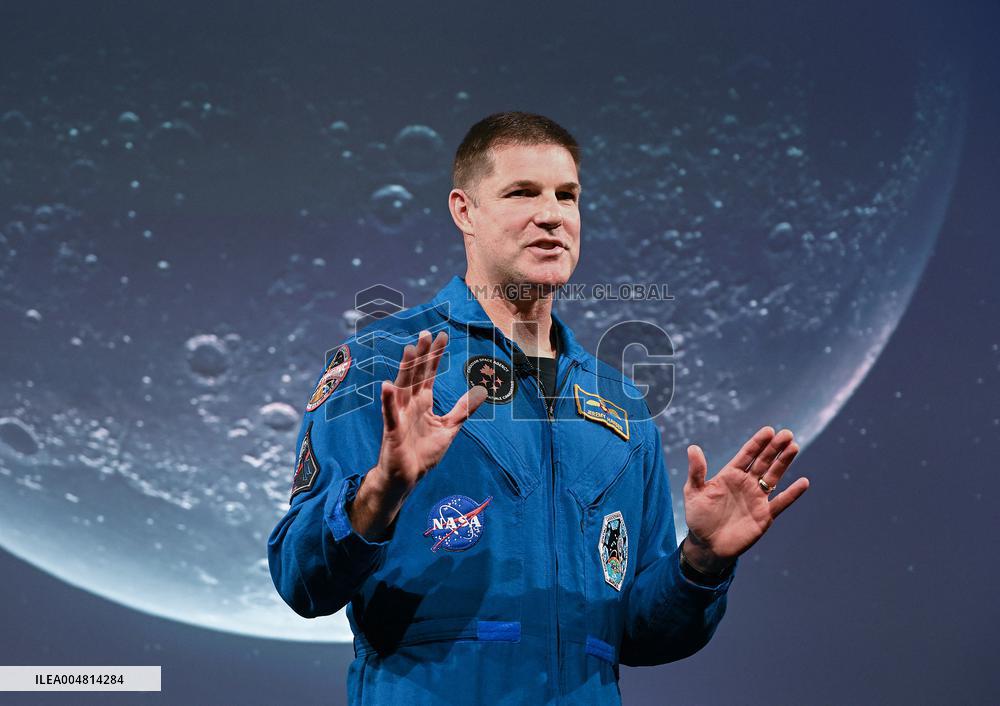 Jeremy Hansen Discusses Artemis II Mission In Longueuil - Canada