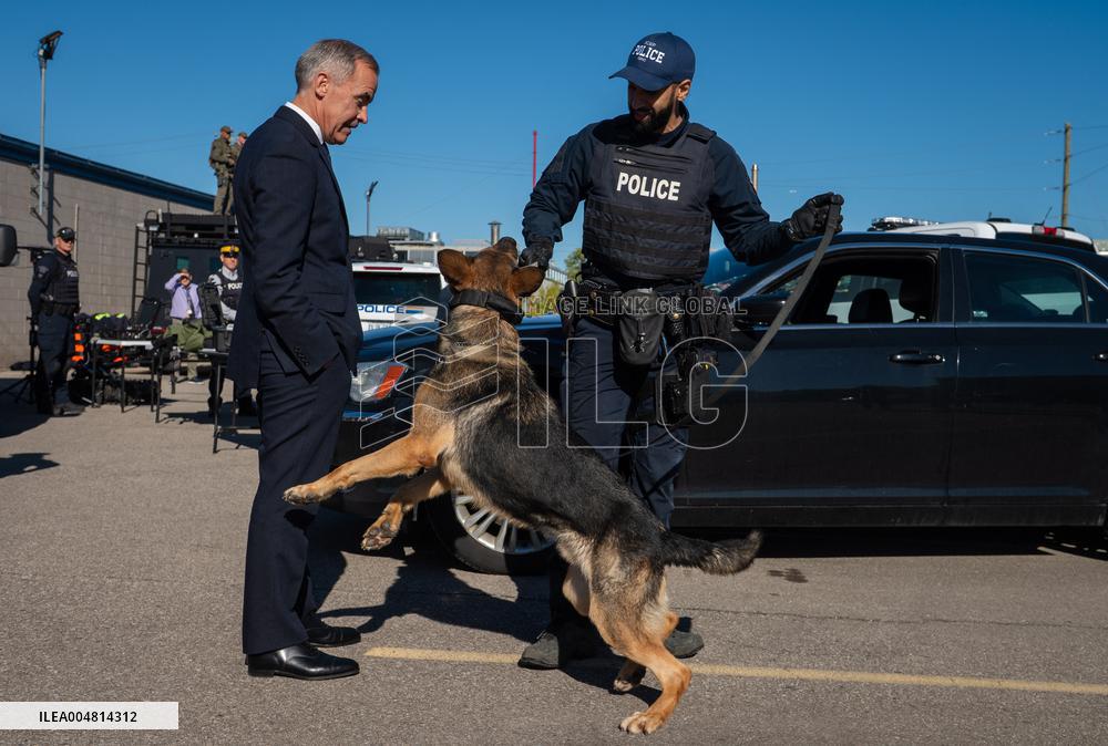 Prime Minister Mark Carney Announces Plans In Etobicoke - Canada