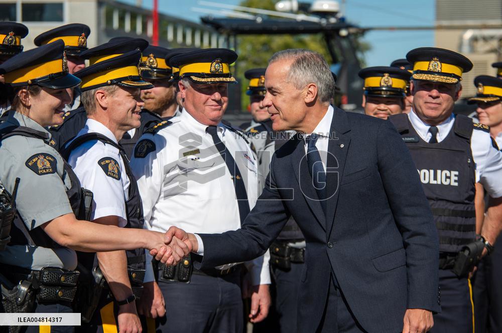 Prime Minister Mark Carney Announces Plans In Etobicoke - Canada