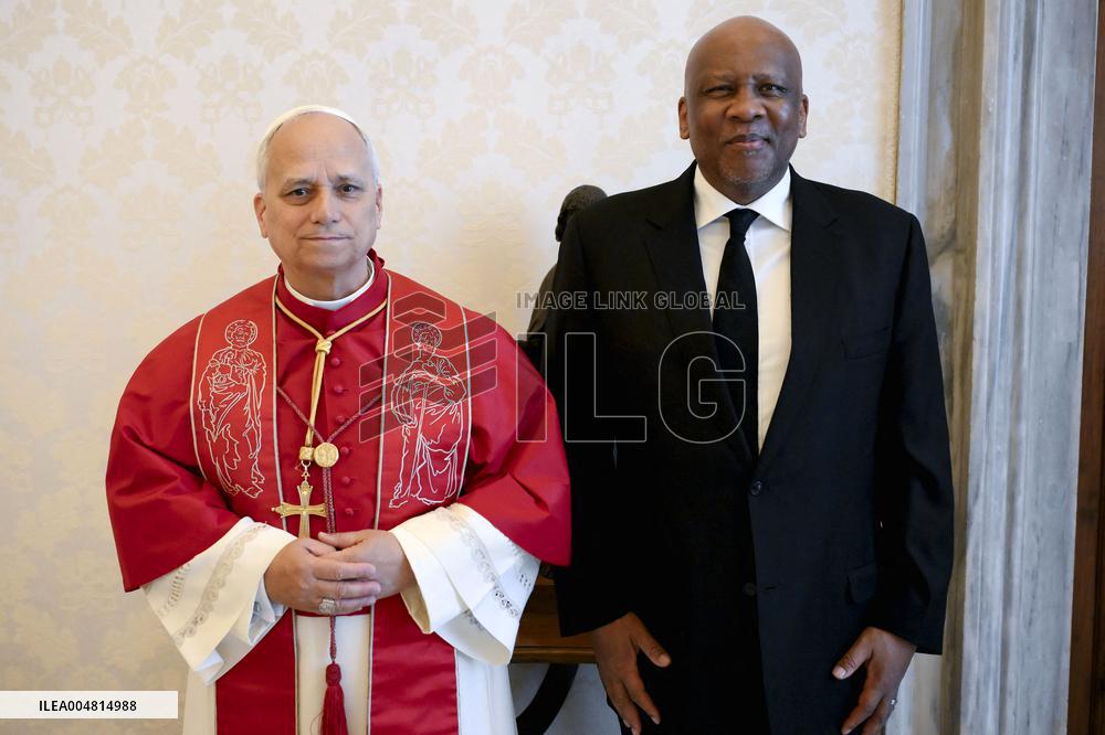 Pope Francis Meets With King Of Lesotho Letsie III - Vatican