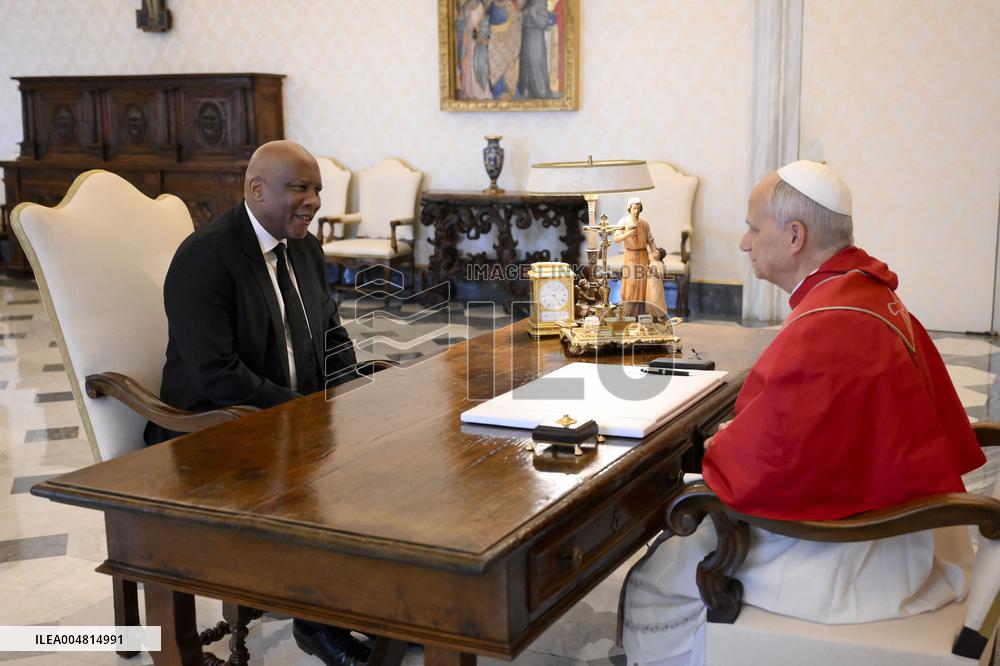 Pope Francis Meets With King Of Lesotho Letsie III - Vatican
