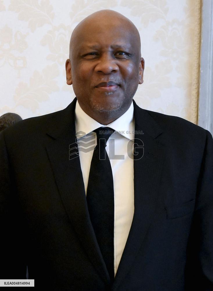 Pope Francis Meets With King Of Lesotho Letsie III - Vatican