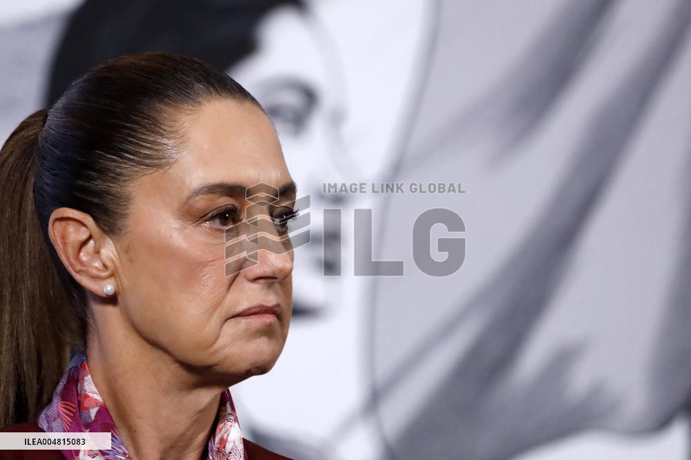 Mexico s President Claudia Sheinbaum Holds Briefing - Mexico