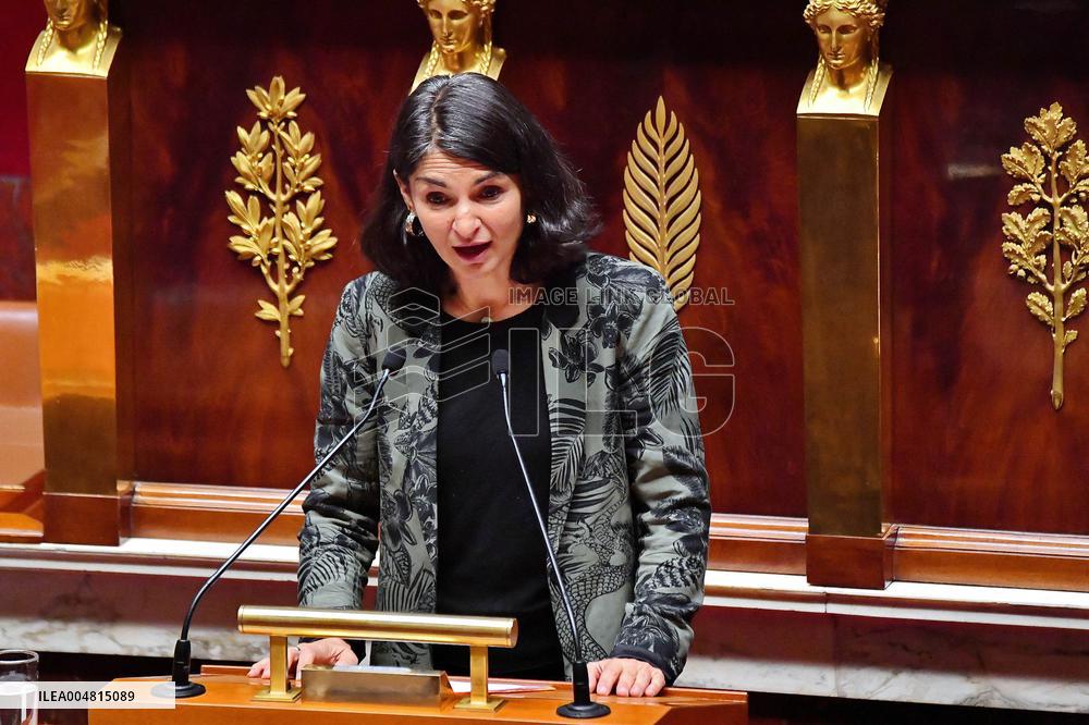 Motion De Censure Vote at The National Assembly - Paris