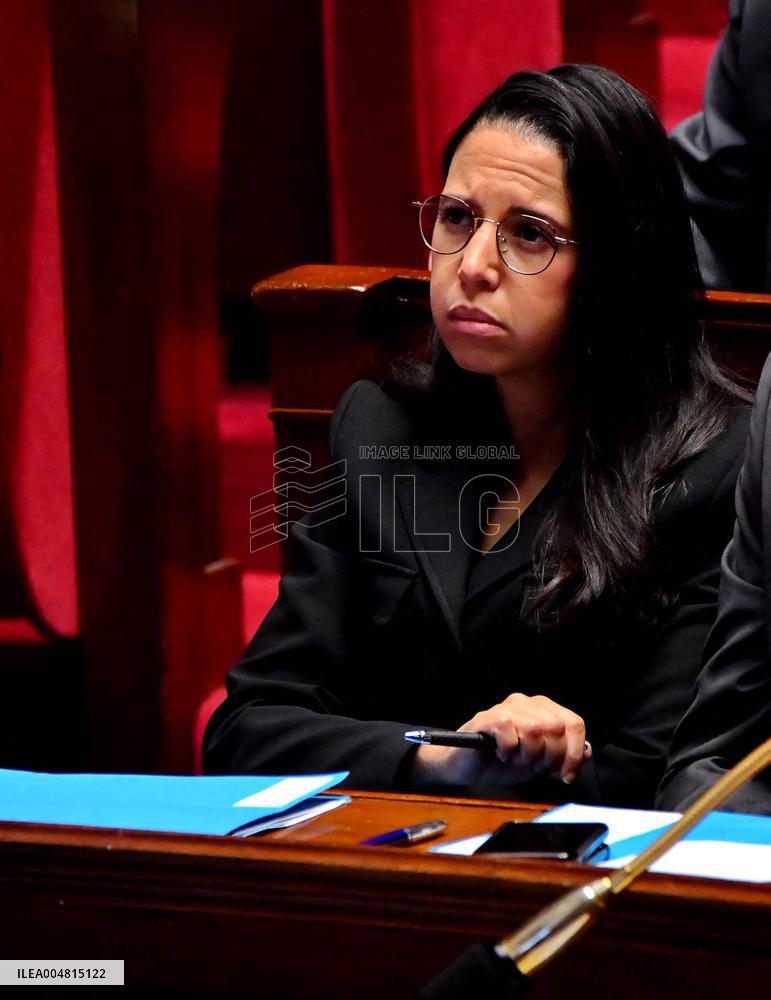 Motion De Censure Vote at The National Assembly - Paris