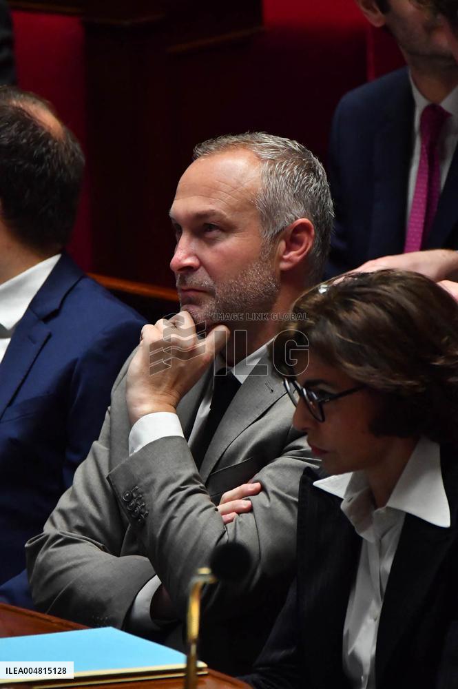 Motion De Censure Vote at The National Assembly - Paris