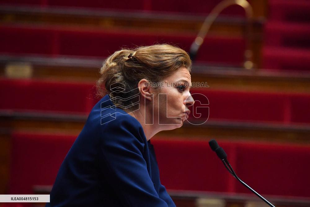 Motion De Censure Vote at The National Assembly - Paris