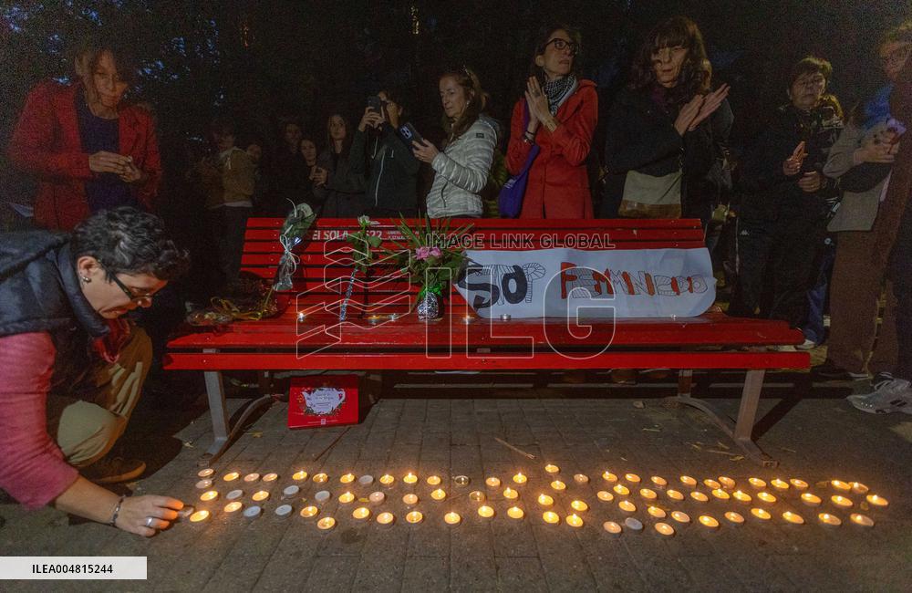 Vigil Held For Femicide Victim - Milan