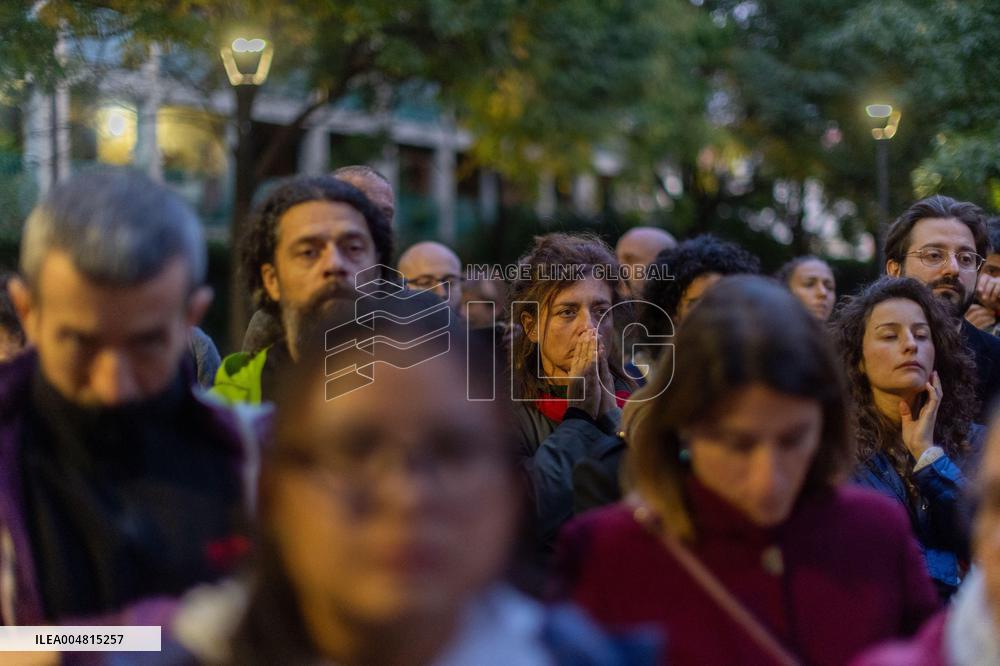 Vigil Held For Femicide Victim - Milan