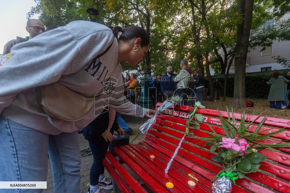 Vigil Held For Femicide Victim - Milan