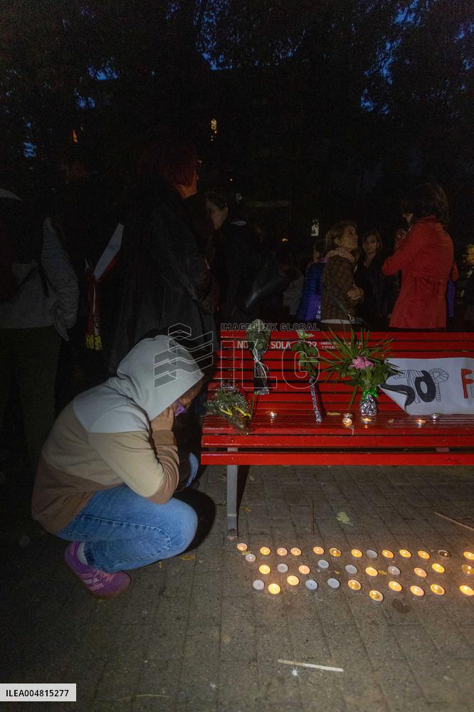 Vigil Held For Femicide Victim - Milan