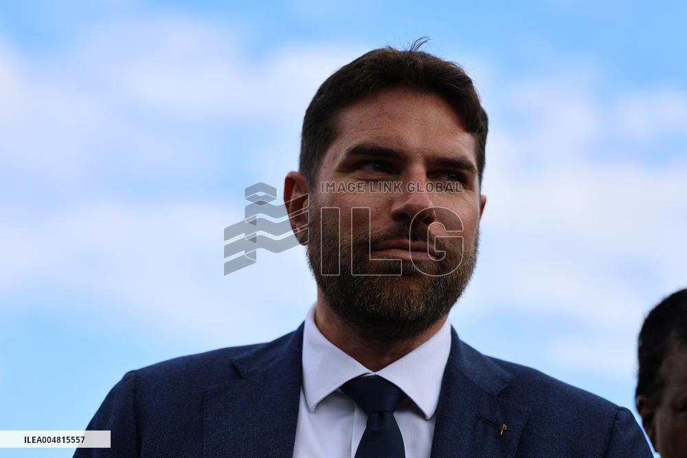 Vincent Jeanbrun on visit in Seine et Marne