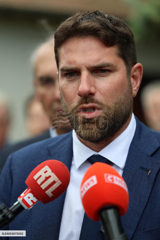 Vincent Jeanbrun on visit in Seine et Marne