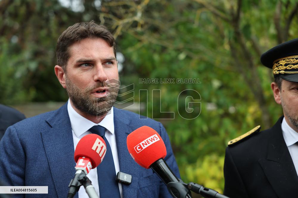Vincent Jeanbrun on visit in Seine et Marne