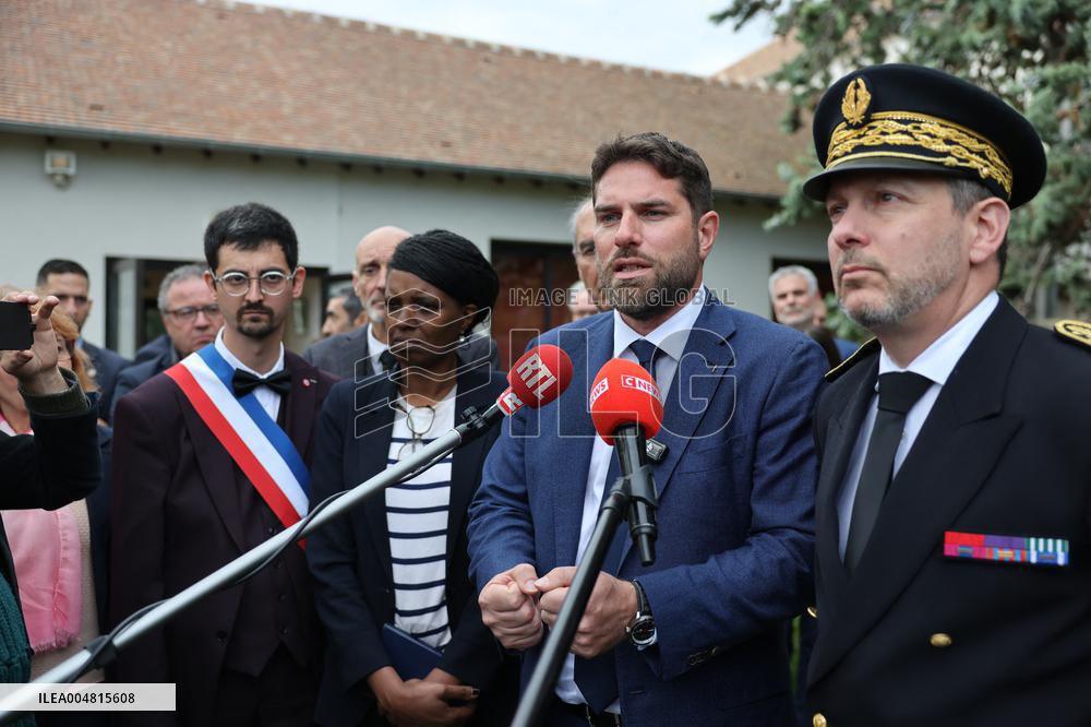 Vincent Jeanbrun on visit in Seine et Marne