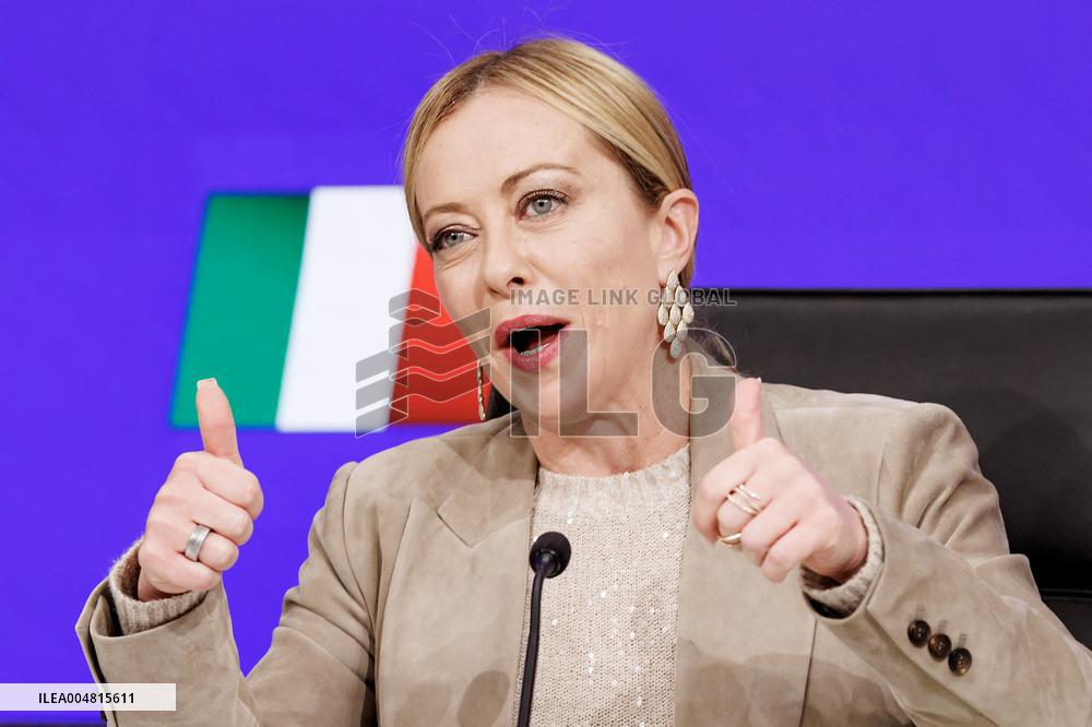 Government Ministers Present Budget Law In Rome