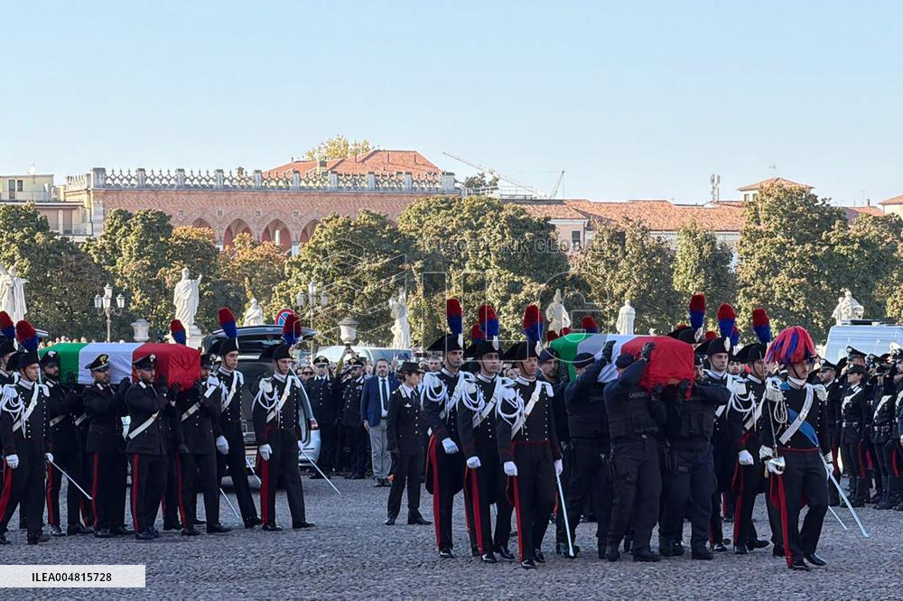State Funeral Held For Carabinieri Officers In Padua - Italy