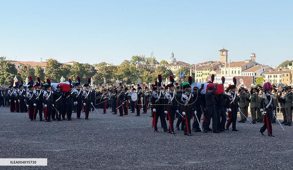 State Funeral Held For Carabinieri Officers In Padua - Italy