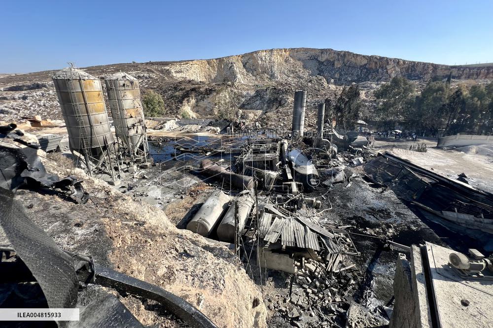 Aftermath of Israeli Strike - Lebanon