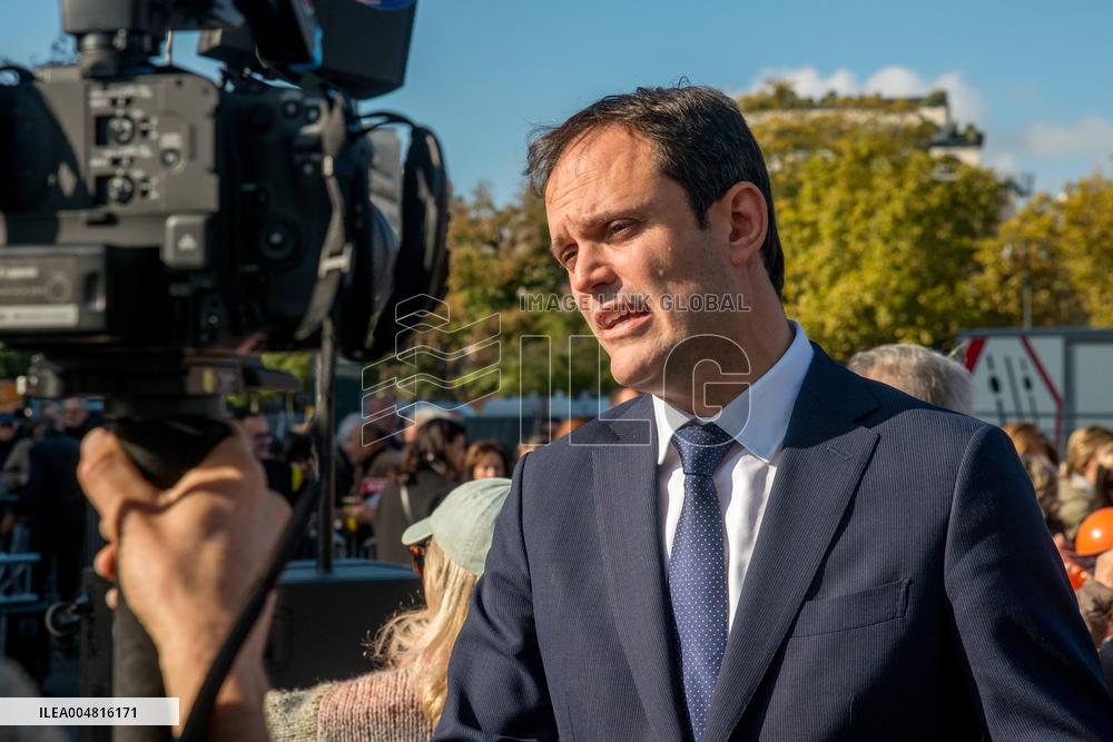 Rally Organized by The CRIF in Support of Israeli Hostages - Paris