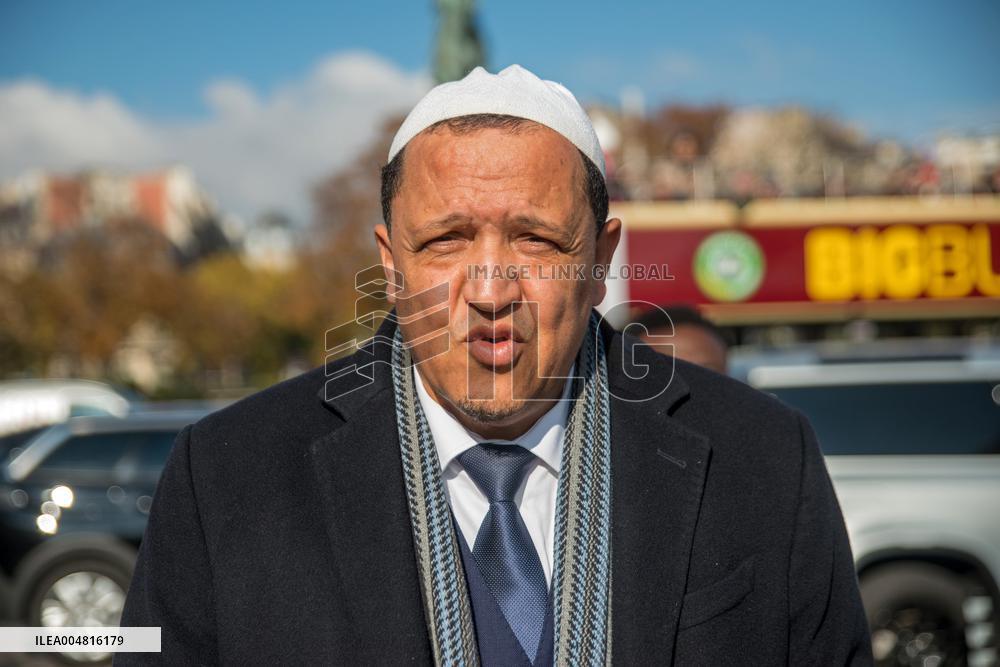 Rally Organized by The CRIF in Support of Israeli Hostages - Paris