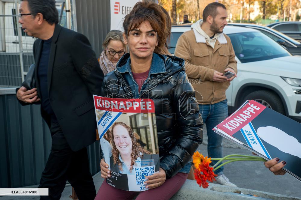 Rally Organized by The CRIF in Support of Israeli Hostages - Paris