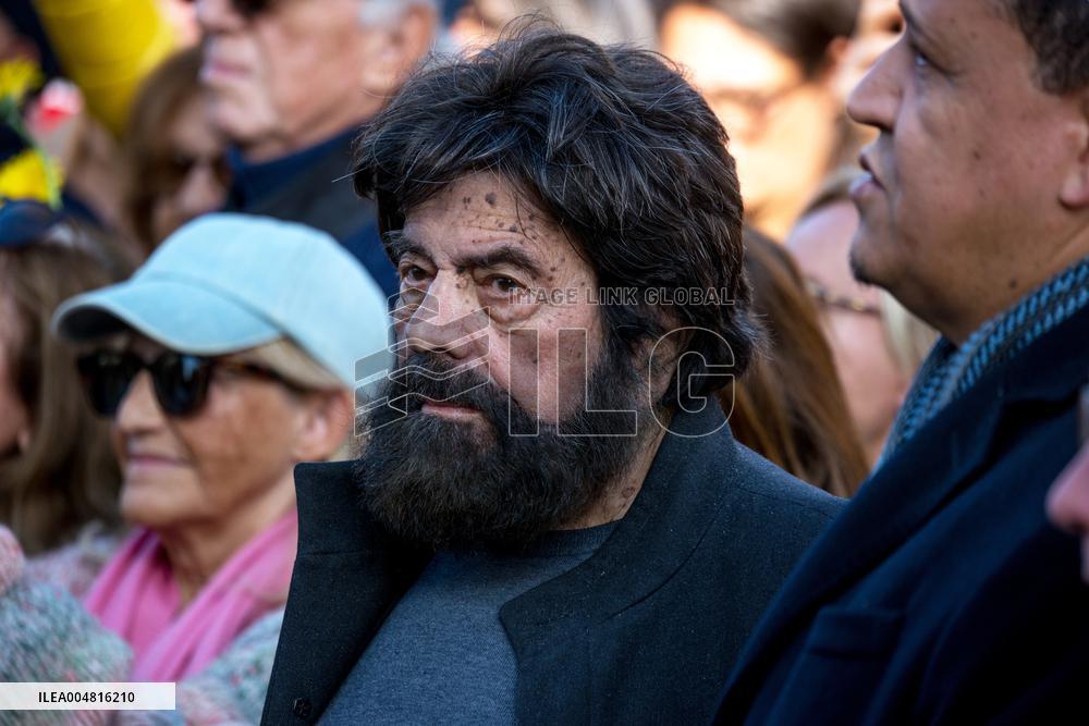 Rally Organized by The CRIF in Support of Israeli Hostages - Paris
