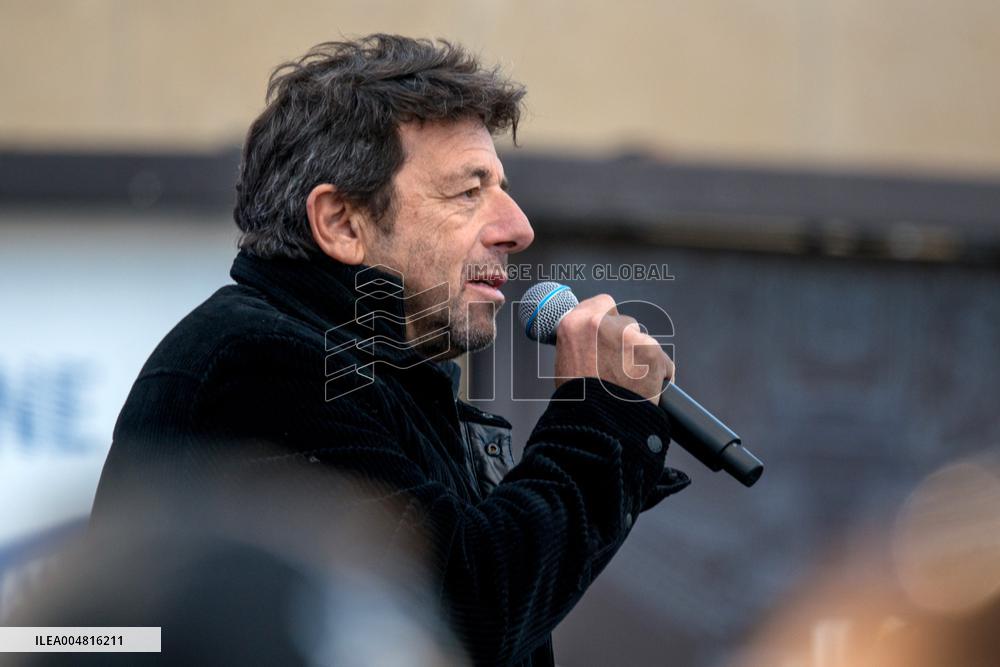 Rally Organized by The CRIF in Support of Israeli Hostages - Paris