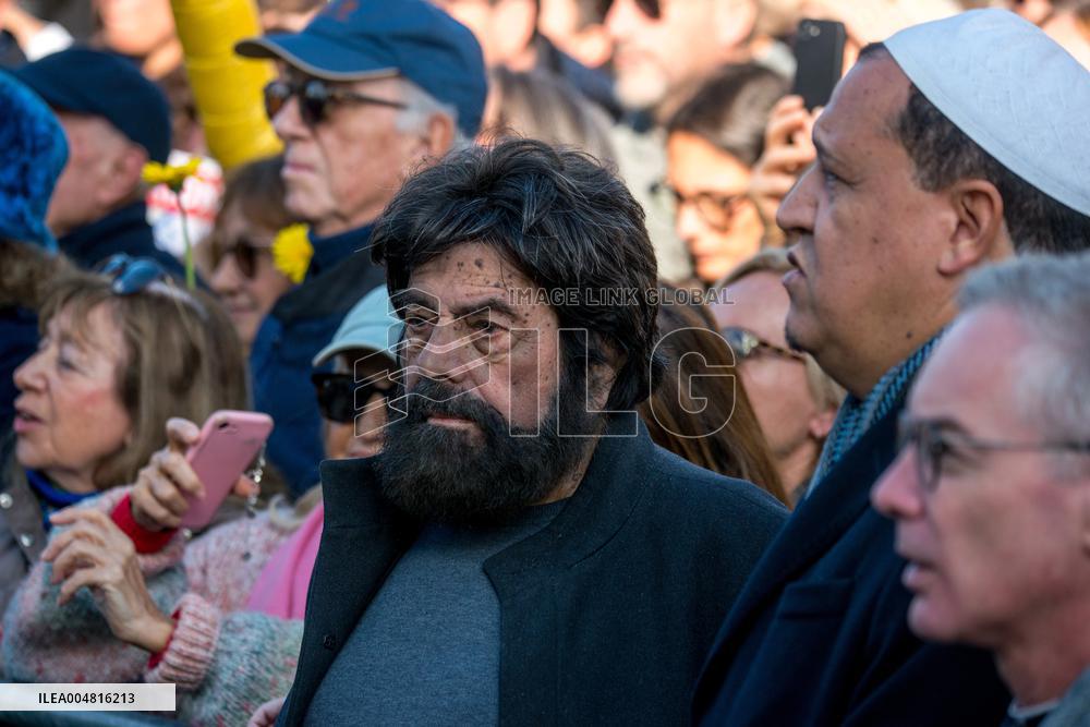 Rally Organized by The CRIF in Support of Israeli Hostages - Paris