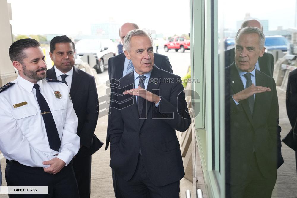 PM Mark Carney At Rainbow Bridge Border Crossing - Niagara Falls