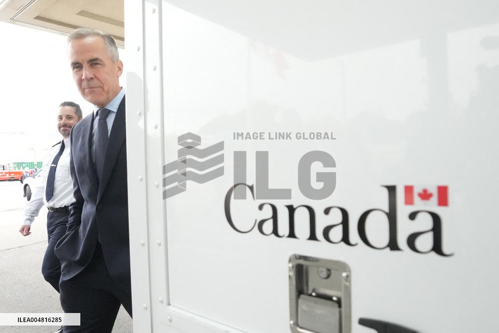 PM Mark Carney At Rainbow Bridge Border Crossing - Niagara Falls
