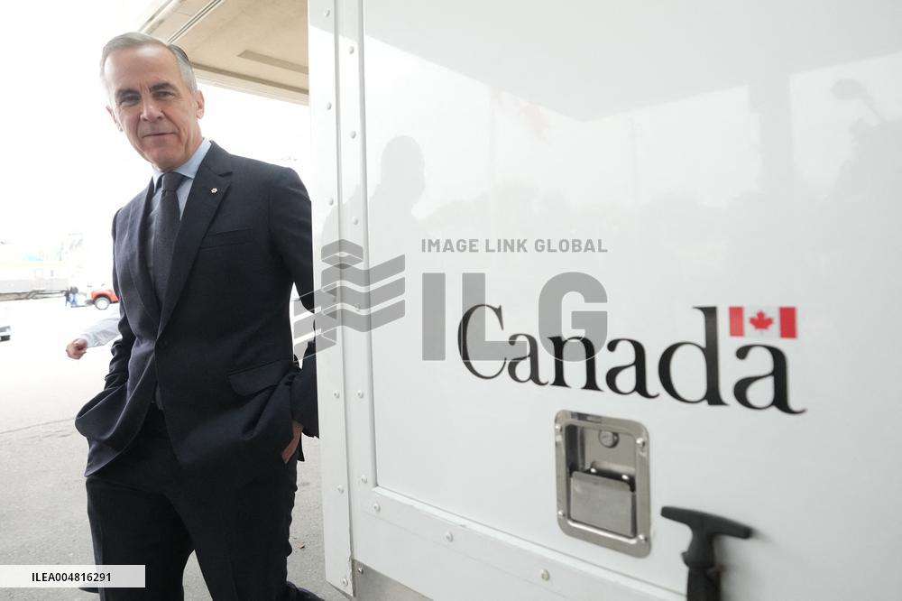 PM Mark Carney At Rainbow Bridge Border Crossing - Niagara Falls