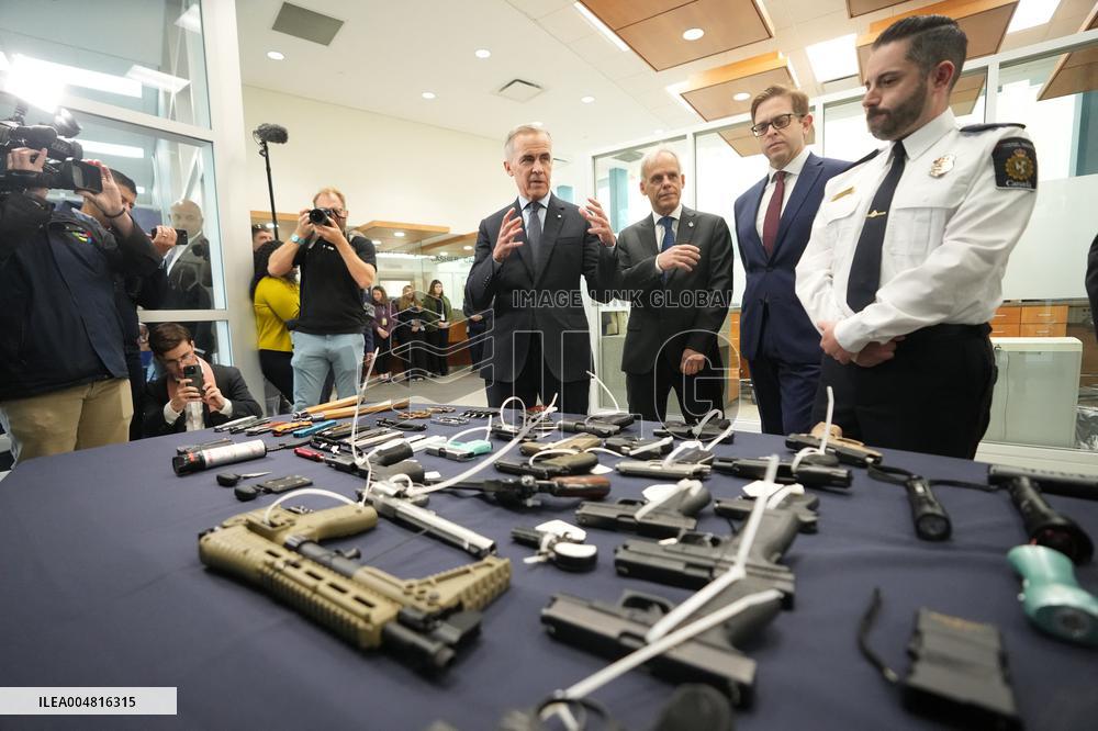PM Mark Carney At Rainbow Bridge Border Crossing - Niagara Falls