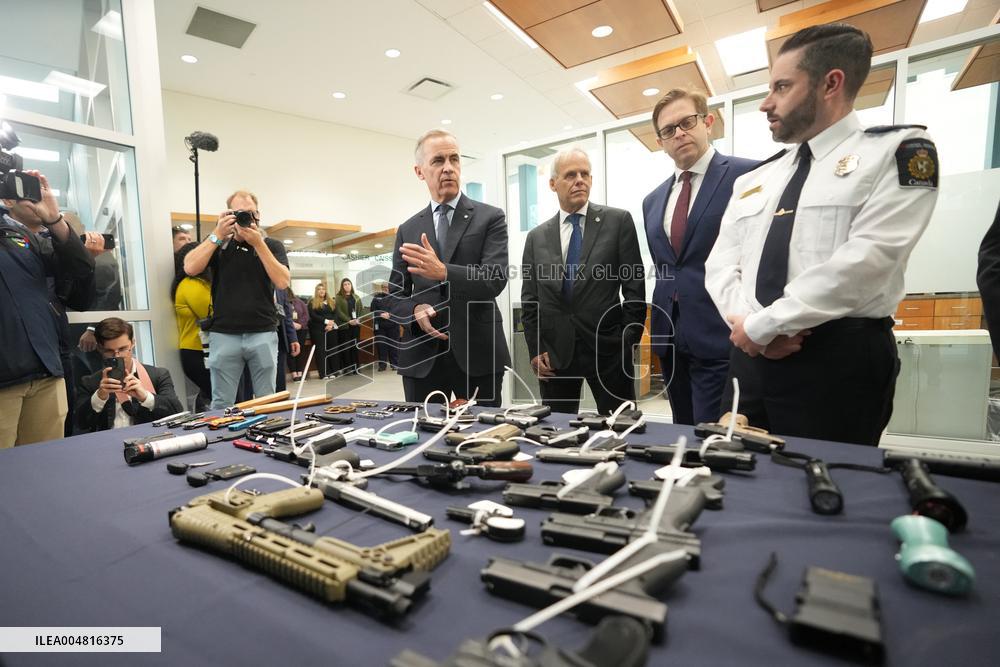 PM Mark Carney At Rainbow Bridge Border Crossing - Niagara Falls
