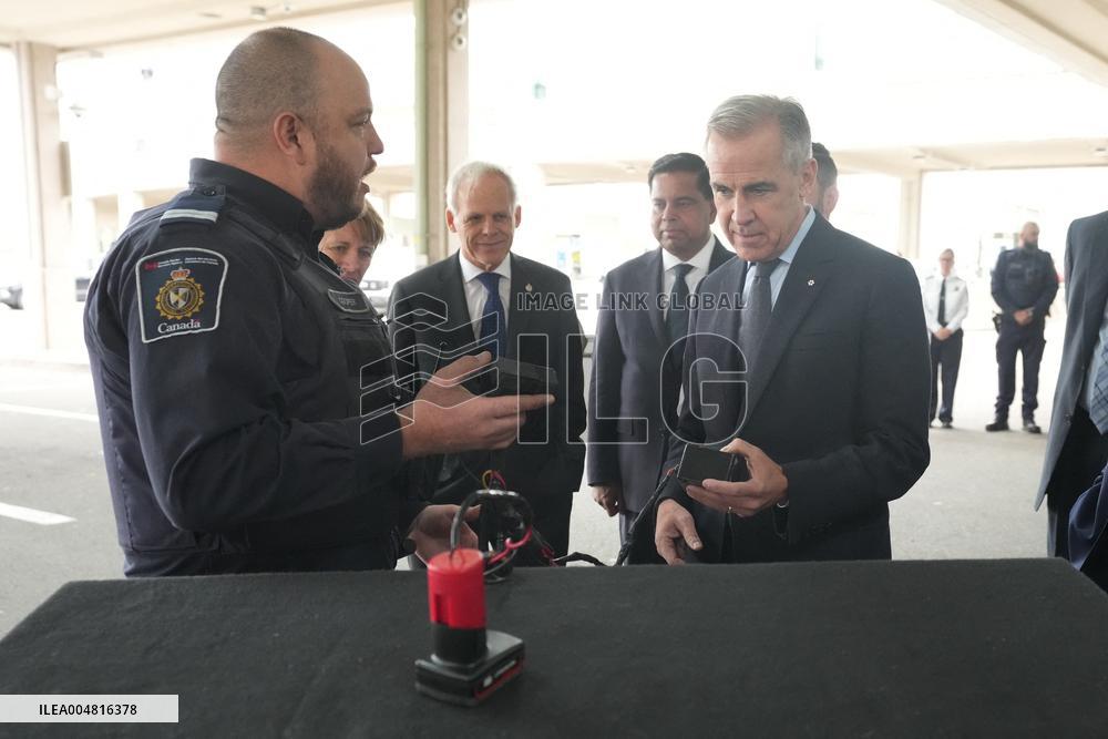 PM Mark Carney At Rainbow Bridge Border Crossing - Niagara Falls