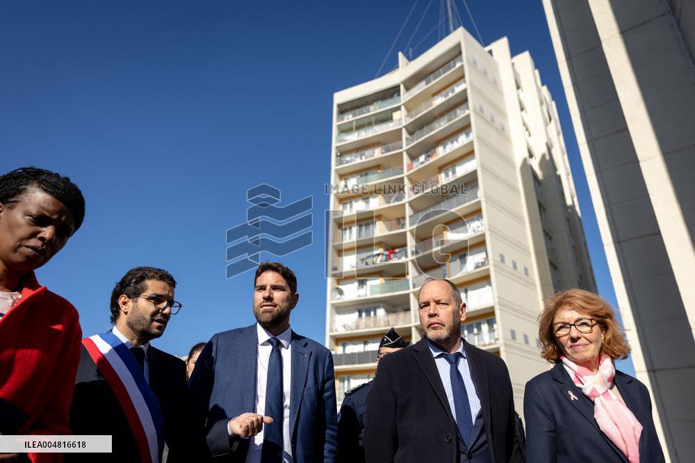 Vincent Jeanbrun visits sensitive HLM neighborhoods - Around Melun AJ