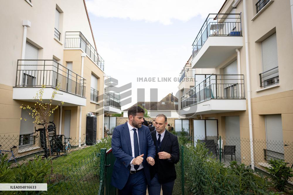Vincent Jeanbrun visits sensitive HLM neighborhoods - Around Melun AJ